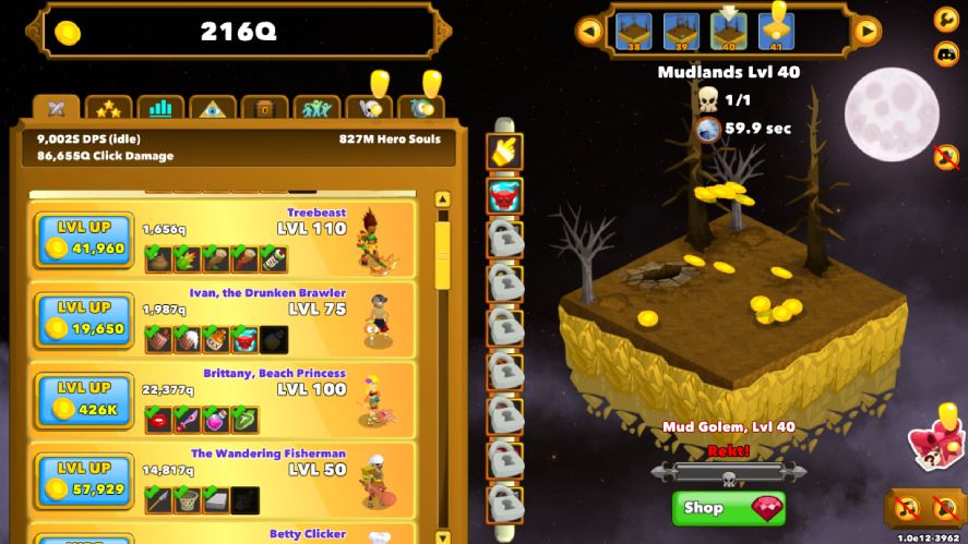 Tips for Level in Clicker Heroes