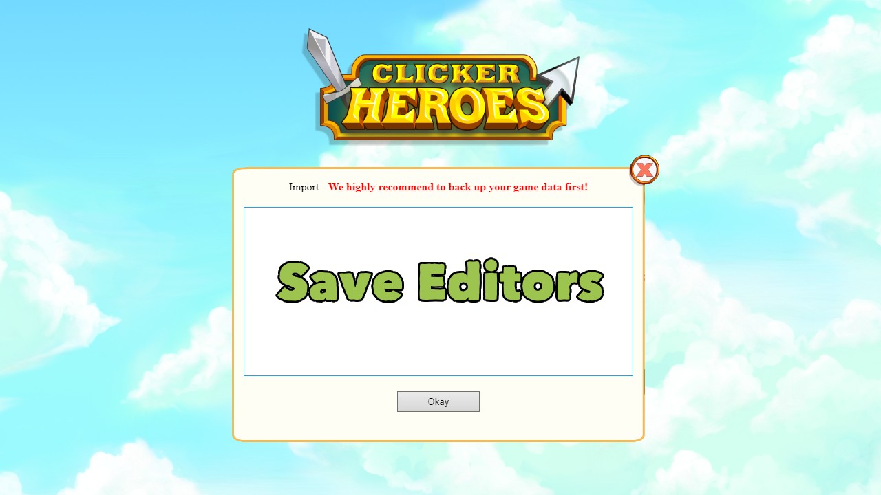 Save Editors in Clicker Heroes