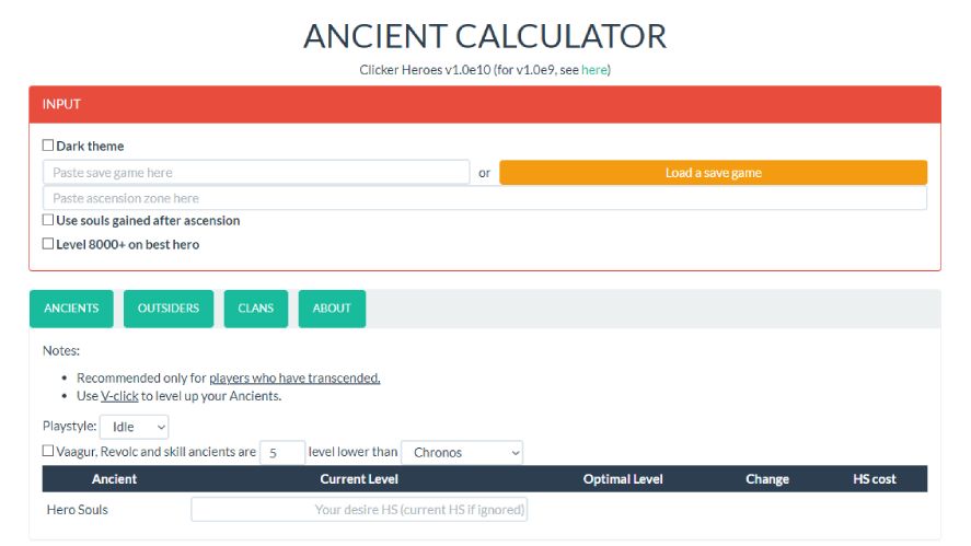 GraceOfLives' Ancient Calculator