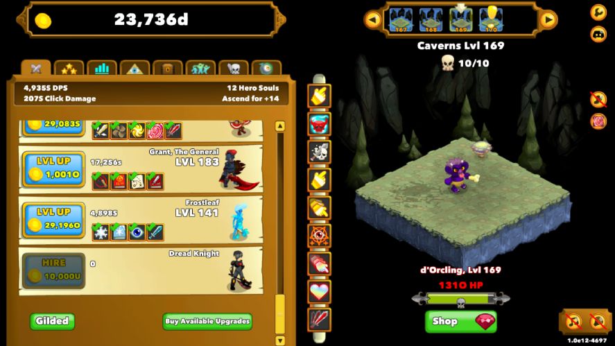 Common Monsters in Clicker Heroes