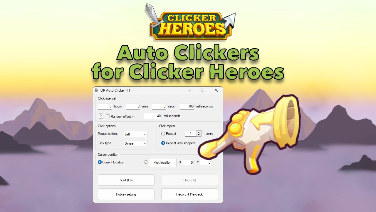 Auto Clicker for Clicker Heroes How to Automate Your Game