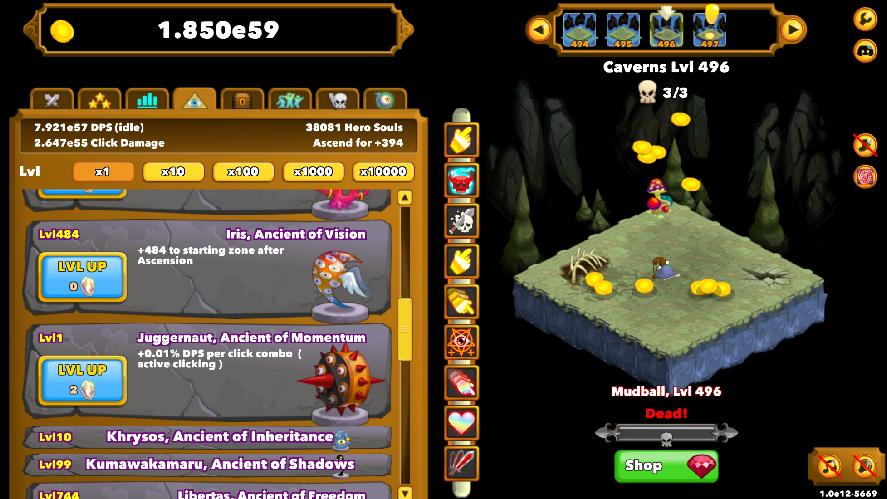 A late game run with maximum Ancients