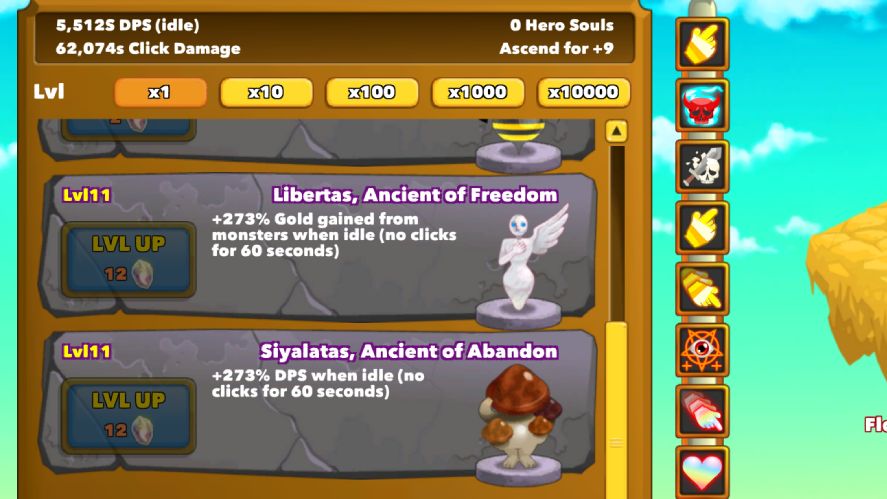 Allocating the right Hero Souls amount to Ancients