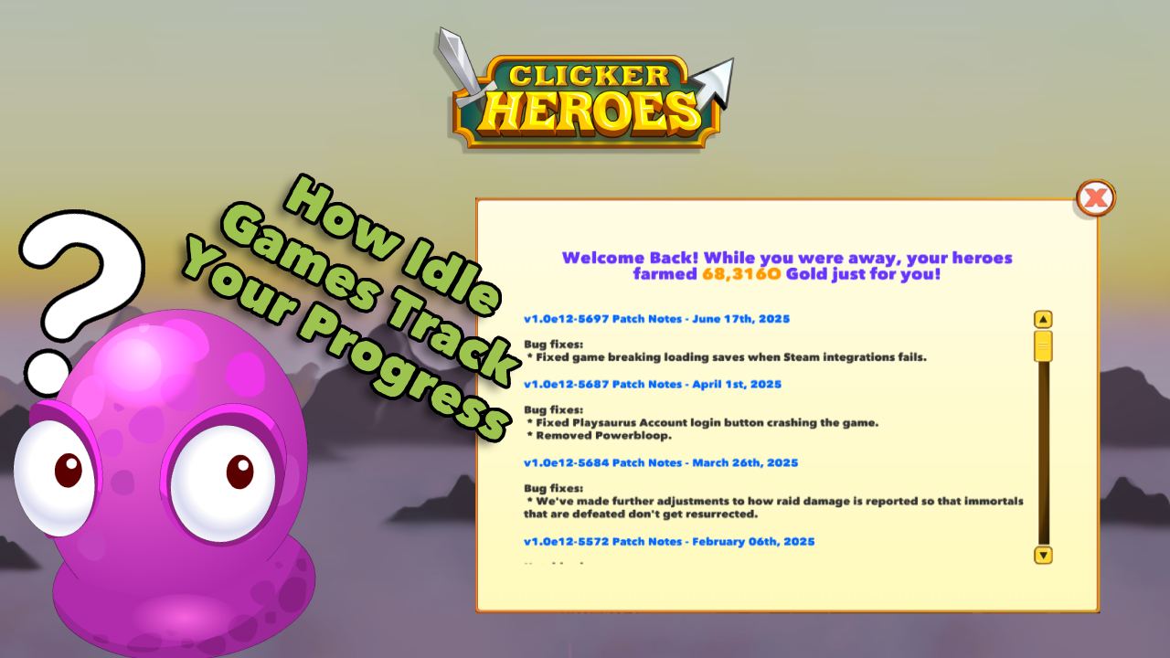 Offline Progression in Clicker Heroes How Idle Games Track Your Progress