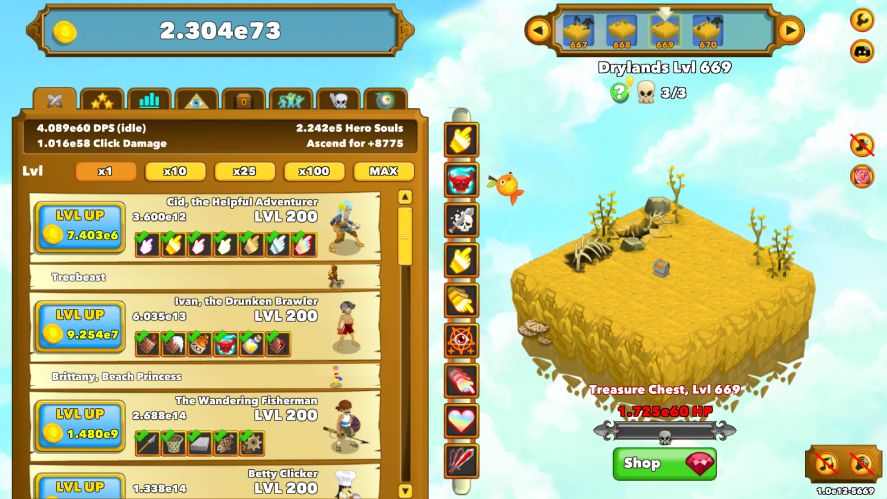 Overview of Clicker Heroes