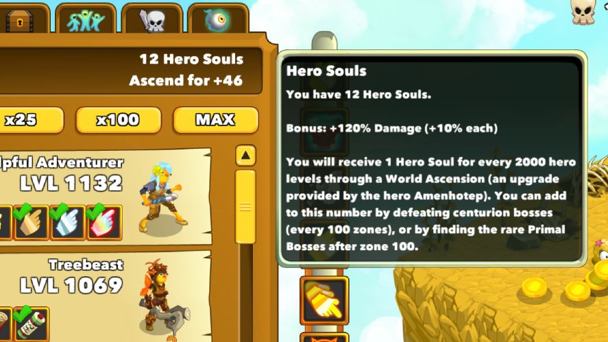 Hero Souls in Clicker Heroes